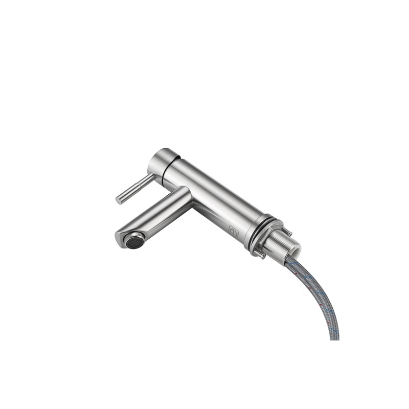 Elegant Kitchen and Bath Mia Stainless Steel Bathroom Faucet in Brushed Nickel