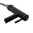 Elegant Kitchen and Bath Mia Stainless Steel Bathroom Faucet in Matte Black