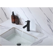 Elegant Kitchen and Bath Mia Stainless Steel Bathroom Faucet in Matte Black