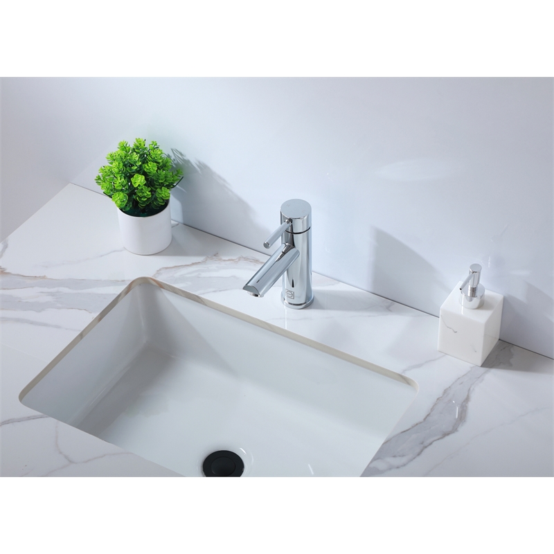Elegant Kitchen and Bath Mia Stainless Steel Bathroom Faucet in Chrome