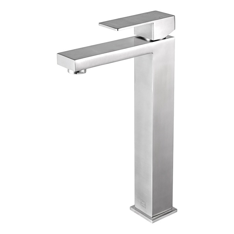 Elegant Kitchen and Bath Jakob Stainless Steel Bathroom Faucet in Brushed Nickel