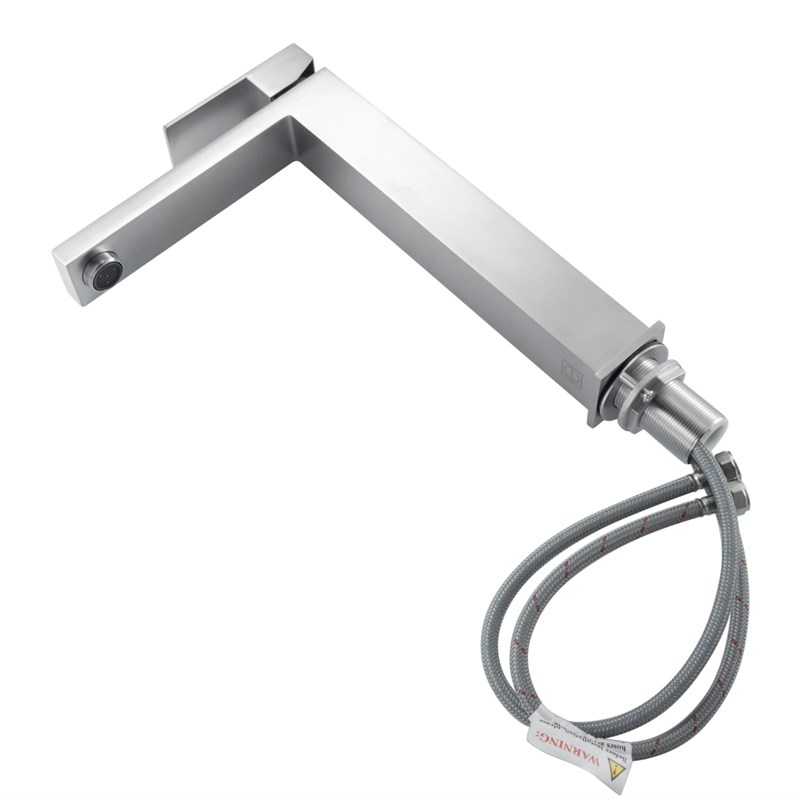 Elegant Kitchen and Bath Jakob Stainless Steel Bathroom Faucet in Brushed Nickel