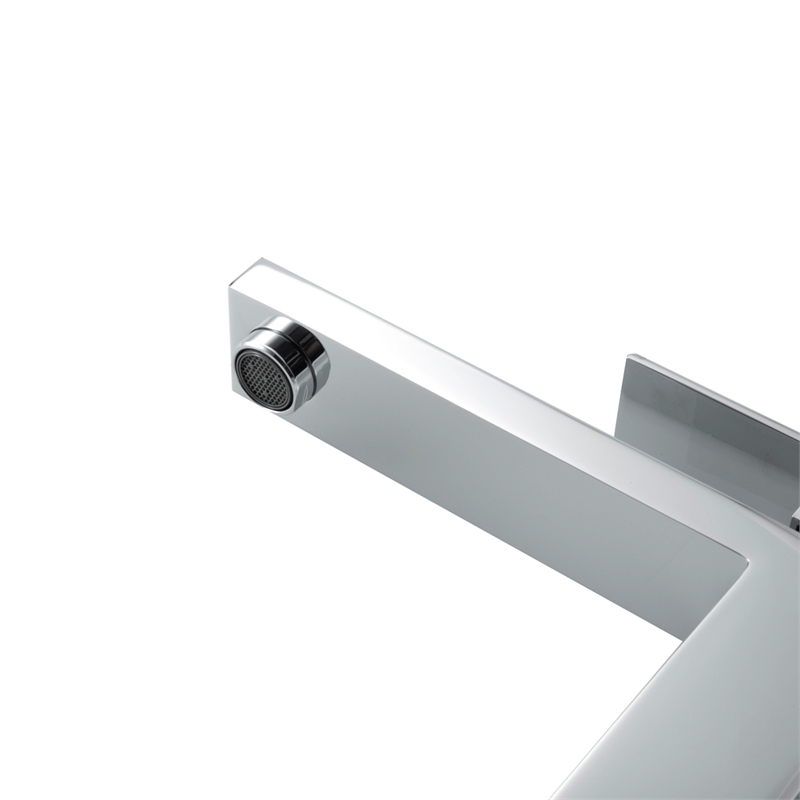 Elegant Kitchen and Bath Jakob Modern Stainless Steel Bathroom Faucet in Chrome