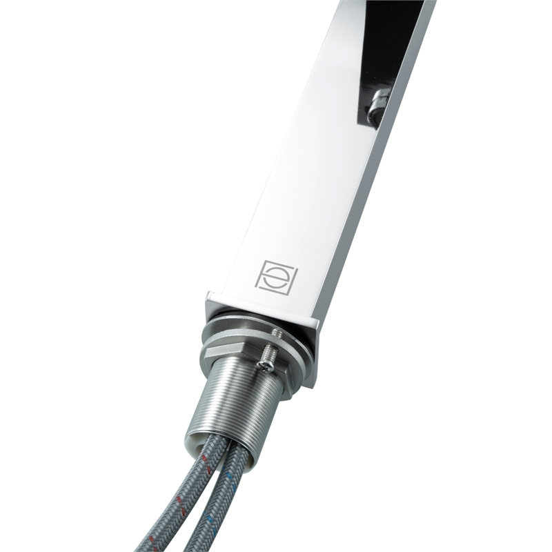 Elegant Kitchen and Bath Jakob Modern Stainless Steel Bathroom Faucet in Chrome