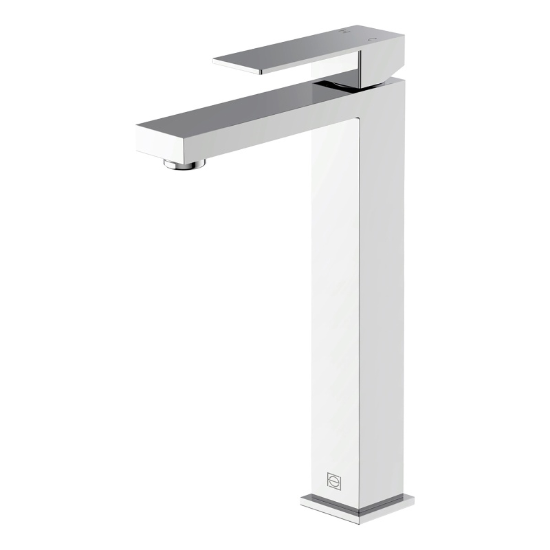 Elegant Kitchen and Bath Jakob Modern Stainless Steel Bathroom Faucet in Chrome