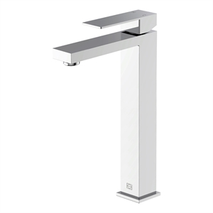 Elegant Kitchen and Bath Jakob Modern Stainless Steel Bathroom Faucet in Chrome