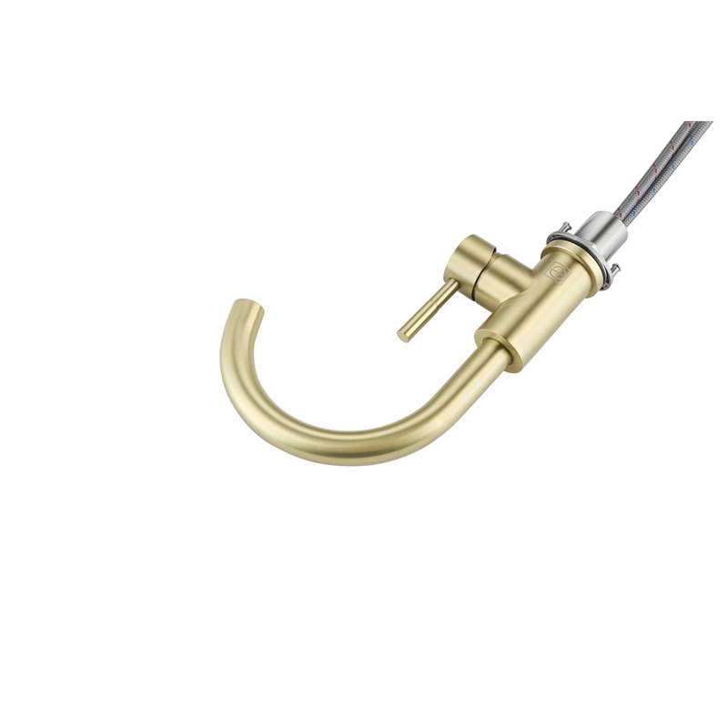 Elegant Kitchen and Bath Louis Stainless Steel Bathroom Faucet in Brushed Gold