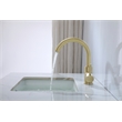 Elegant Kitchen and Bath Louis Stainless Steel Bathroom Faucet in Brushed Gold