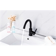 Elegant Kitchen and Bath Louis Stainless Steel Bathroom Faucet in Matte Black