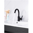 Elegant Kitchen and Bath Louis Stainless Steel Bathroom Faucet in Matte Black