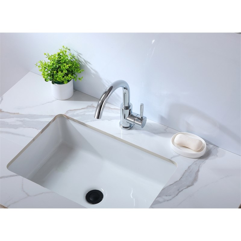 Elegant Kitchen and Bath Louis Stainless Steel Bathroom Faucet in Chrome
