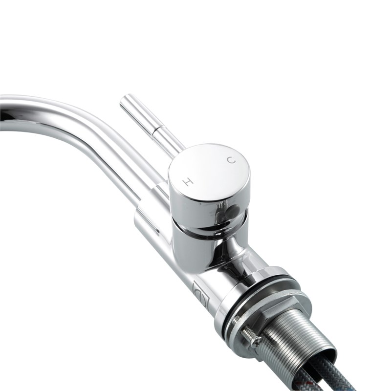 Elegant Kitchen and Bath Louis Stainless Steel Bathroom Faucet in Chrome