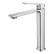 Elegant Kitchen and Bath Lena Brass Single Handle Bathroom Faucet in Nickel