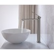 Elegant Kitchen and Bath Lena Brass Single Handle Bathroom Faucet in Nickel