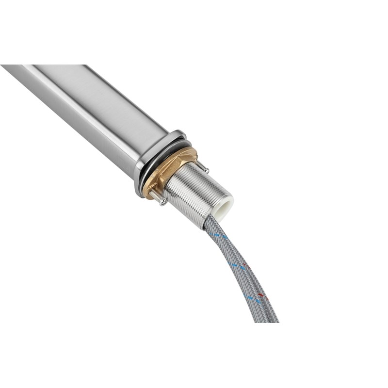 Elegant Kitchen and Bath Lena Brass Single Handle Bathroom Faucet in Nickel