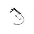 Elegant Kitchen and Bath Lena Brass Single Handle Bathroom Faucet in Matte Black