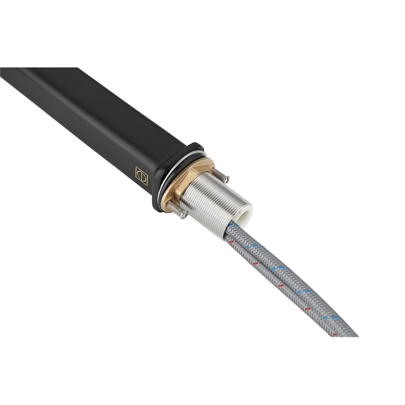 Elegant Kitchen and Bath Lena Brass Single Handle Bathroom Faucet in Matte Black