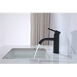 Elegant Kitchen and Bath Victor Stainless Steel Bathroom Faucet in Black
