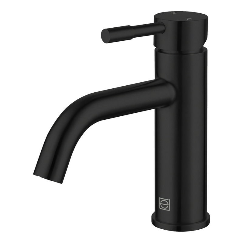 Elegant Kitchen and Bath Victor Stainless Steel Bathroom Faucet in Black