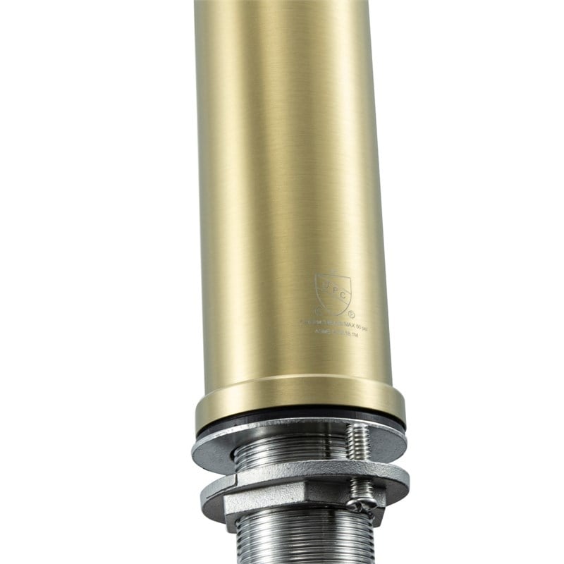 Elegant Kitchen and Bath Victor Stainless Steel Bathroom Faucet in Brushed Gold