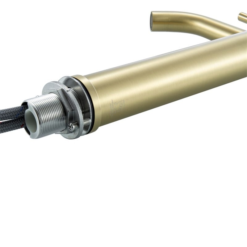 Elegant Kitchen and Bath Victor Stainless Steel Bathroom Faucet in Brushed Gold