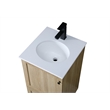 Elegant Kitchen And Bath 18 Inch Single Bathroom Vanity In Mango Wood