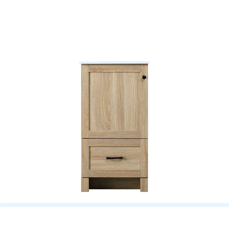 Elegant Kitchen And Bath 18 Inch Single Bathroom Vanity In Mango Wood
