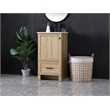 Elegant Kitchen And Bath 18 Inch Single Bathroom Vanity In Mango Wood