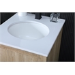 Elegant Kitchen And Bath 18 Inch Single Bathroom Vanity In Mango Wood