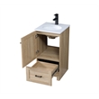 Elegant Kitchen And Bath 18 Inch Single Bathroom Vanity In Mango Wood