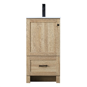 Elegant Kitchen And Bath 18 Inch Single Bathroom Vanity In Mango Wood