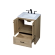 Elegant Kitchen And Bath 24 Inch Single Bathroom Vanity In Mango Wood