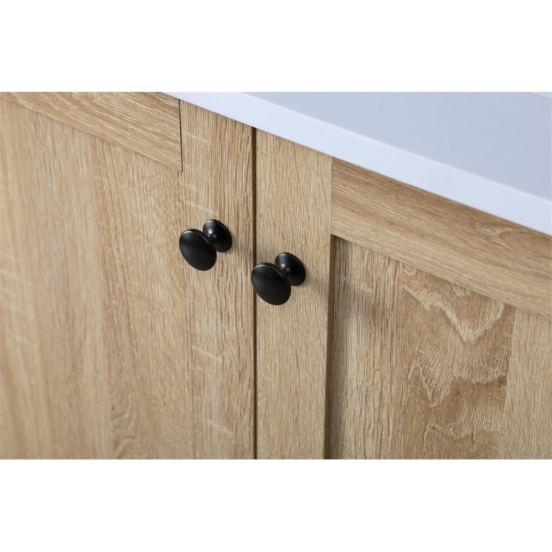 Elegant Kitchen And Bath 30 Inch Single Bathroom Vanity In Mango Wood