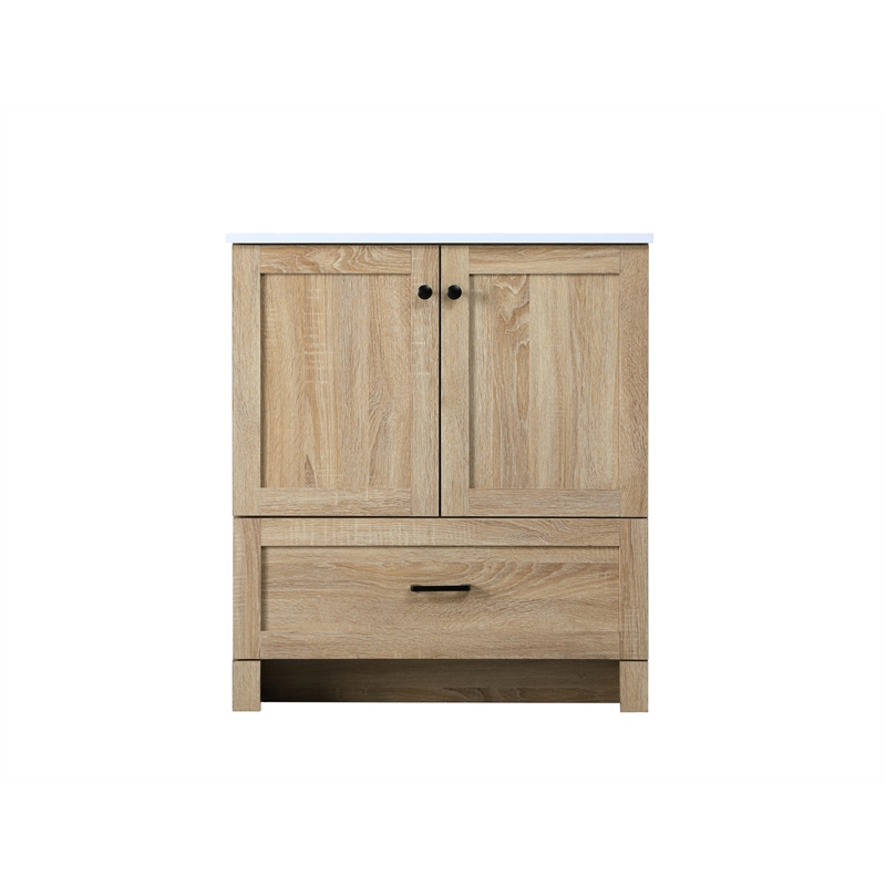 Elegant Kitchen And Bath 30 Inch Single Bathroom Vanity In Mango Wood