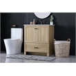 Elegant Kitchen And Bath 30 Inch Single Bathroom Vanity In Mango Wood