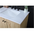 Elegant Kitchen And Bath 30 Inch Single Bathroom Vanity In Mango Wood