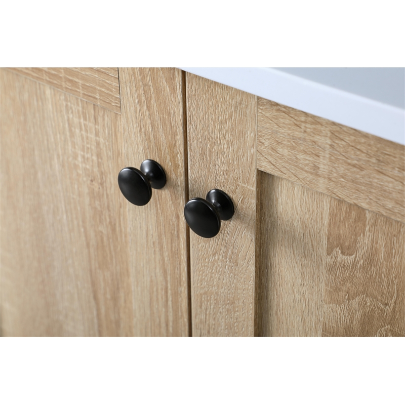 Elegant Kitchen And Bath 32 Inch Single Bathroom Vanity In Mango Wood