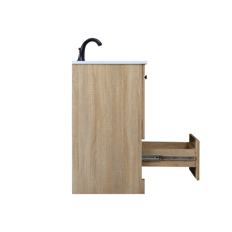 Elegant Kitchen And Bath 32 Inch Single Bathroom Vanity In Mango Wood