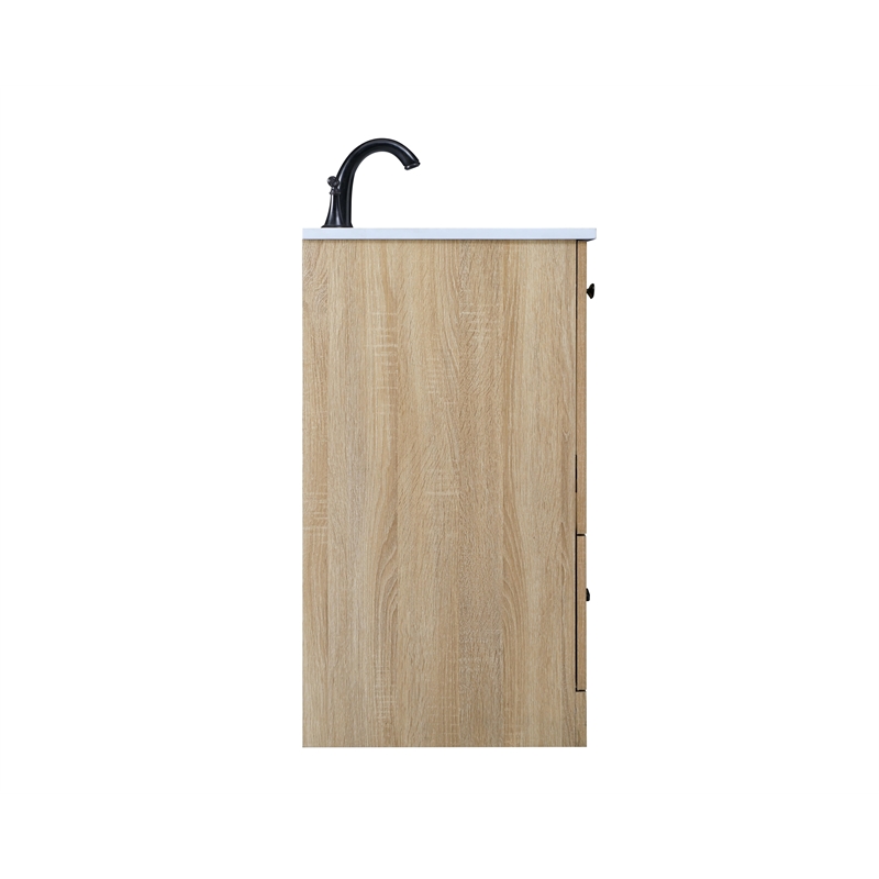 Elegant Kitchen And Bath 32 Inch Single Bathroom Vanity In Mango Wood