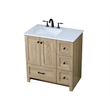 Elegant Kitchen And Bath 32 Inch Single Bathroom Vanity In Mango Wood