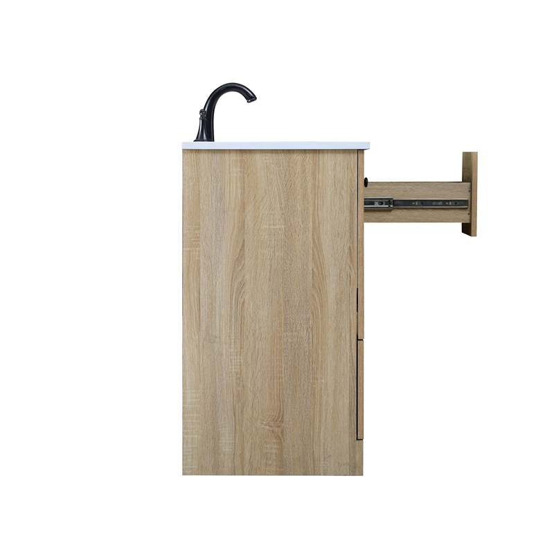 Elegant Kitchen And Bath 36 Inch Single Bathroom Vanity In Mango Wood