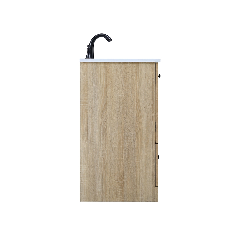 Elegant Kitchen And Bath 36 Inch Single Bathroom Vanity In Mango Wood