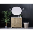 Elegant Kitchen And Bath 36 Inch Single Bathroom Vanity In Mango Wood