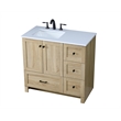 Elegant Kitchen And Bath 36 Inch Single Bathroom Vanity In Mango Wood