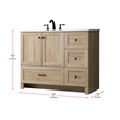 Elegant Kitchen And Bath 42 Inch Single Bathroom Vanity In Mango Wood