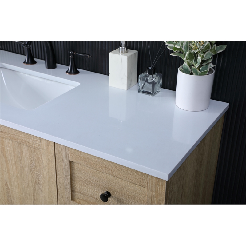 Elegant Kitchen And Bath 42 Inch Single Bathroom Vanity In Mango Wood