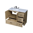 Elegant Kitchen And Bath 42 Inch Single Bathroom Vanity In Mango Wood