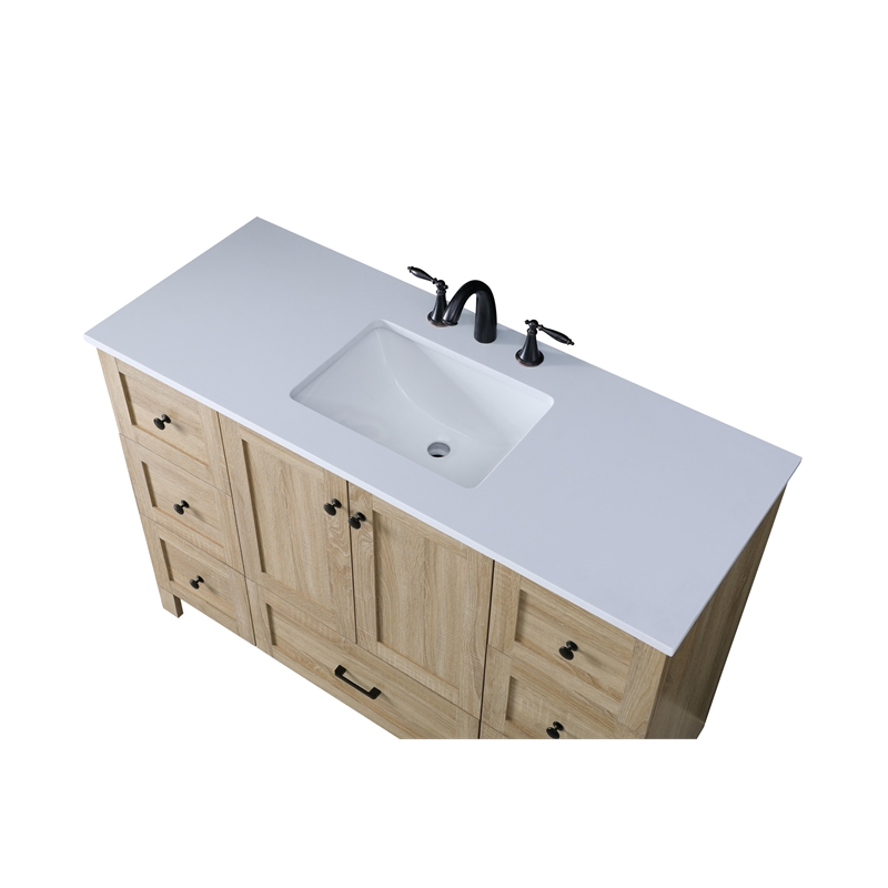 Elegant Kitchen And Bath 48 Inch Single Bathroom Vanity In Mango Wood