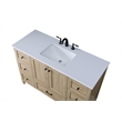 Elegant Kitchen And Bath 48 Inch Single Bathroom Vanity In Mango Wood