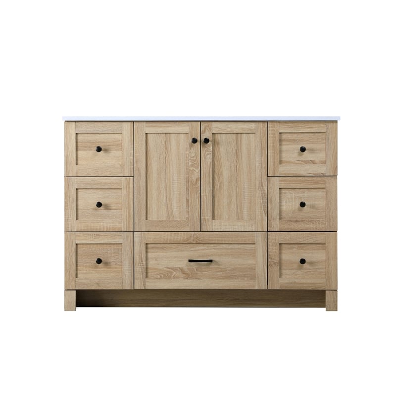 Elegant Kitchen And Bath 48 Inch Single Bathroom Vanity In Mango Wood